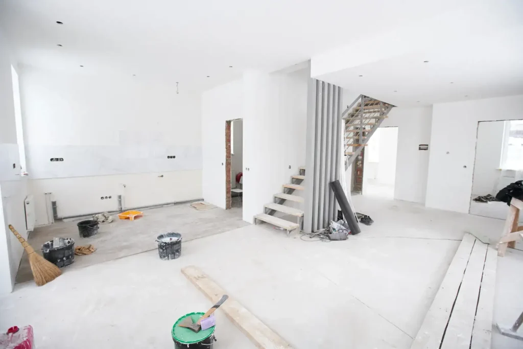 Avant travaux d'un appartement en copropriété rénové