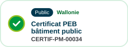 badge-wallonie-certificat-peb-batiment-public